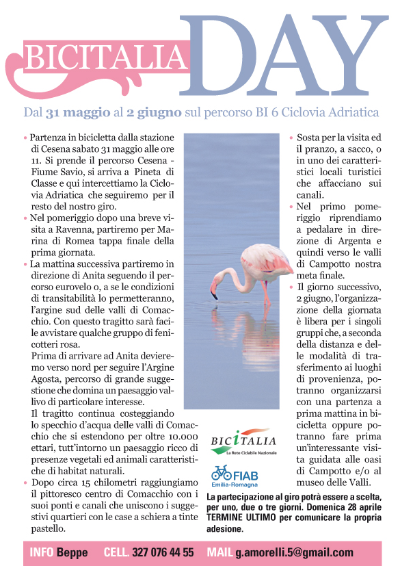 Locandina Bicitaly Day Emilia Romagna