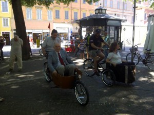 inaugurazione - il presidente FIAB ed il Sindaco di Modena