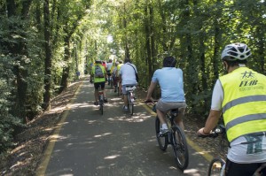 la ciclabile sull'ex ferrovia