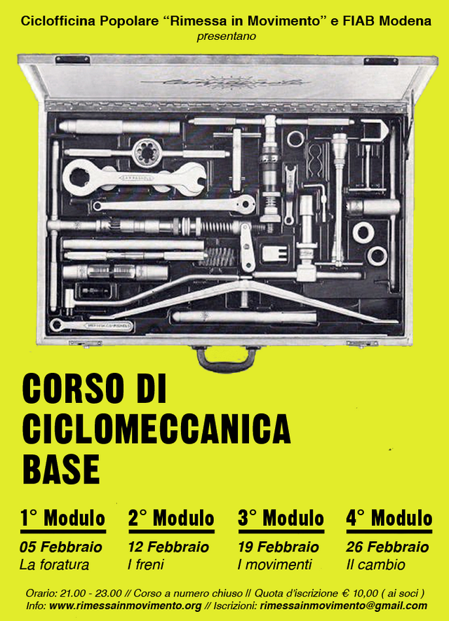 corso ciclomeccanica di base