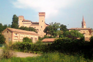 vignola dalla ciclabile del panaro