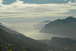 vista sul lago di garda
