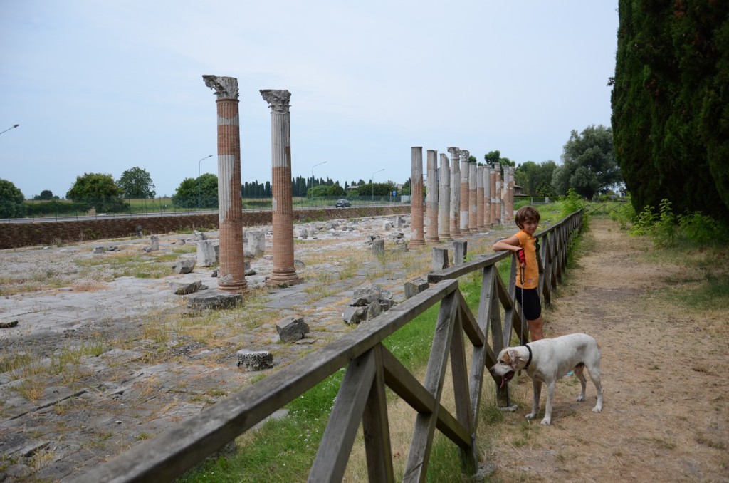 il vecchio foro romano di acquileia