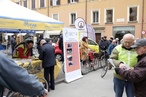 stand FIAB in Piazza Mazzini