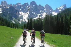 in bici alle pale di san martino